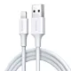 Kabel Lightning do USB UGREEN 2.4A US155, 0.25m (biały)