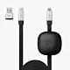 ATOM STUDIOS KABEL USB-C TO LIGHTNING FAST CHARGE FLAT + WEIGHT 1.8M CZARNY