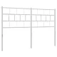 Metalowe wezgłowie, białe, 135 cm
