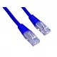 CABLEXPERT | CAT 5E | PATCH CABLE | UNSHIELDED TWISTED PAIR (UTP) | MALE | RJ-45 | MALE | RJ-45 | BLUE | 0.5 M