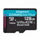 Kingston Karta pamięci microSD 128GB Canvas Go! Plus 200MB/s A2 U3 V30