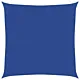 Żagiel przeciwsłoneczny, 160 g/m², niebieski, 6x6 m, HDPE