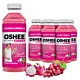 6x OSHEE Vitamin Water witaminy i minerały winogrona - dragonfruit 555 ml