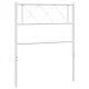 Metalowe wezgłowie, białe, 75 cm