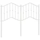 Metalowe wezgłowie, białe, 120 cm