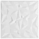 Panele ścienne, 24 szt., białe, 50x50 cm, XPS, 6 m², ametyst
