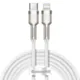 Kabel USB-C do Lightning Baseus Cafule, PD, 20W, 2m (biały)