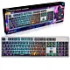 KLAWIATURA GAMINGOWA RGB PODŚWIETLANA MEMBRANOWA METALOWA OBUDOWA USB
