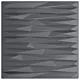 Panele ścienne, 24 szt., szare, 50x50 cm, XPS, 6 m², kamień