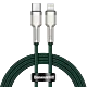 Kabel USB-C do Lightning Baseus Cafule, PD, 20W, 1m (zielony)