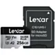 Lexar Karta pamięci microSD 256GB C10 A2 U3 V30 205/150MB/s Silver Plus