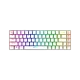 AQIRYS Klawiatura mechaniczna 65%/68 klawiszy Dual Mode: Wirelles&BT+Wired MIRA white