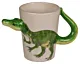 Biały Kubek Dinozaur 3D - Brachiozaur