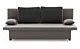 Kanapa rozkładana, poduszki, Sony 2, 193x78x67 cm, szary, czarny