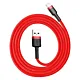 Kabel Lightning USB Baseus Cafule 2A 3m (czerwony)