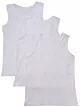 ZESTAW 3-PAK PODKOSZULEK chłopięcy na szelkach koszulka biel 110/116 Y859B
