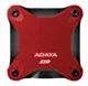 Adata Zewnętrzny dysk SSD SD620 2TB U3.2A 520/460 MB/s Red