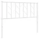 Metalowe wezgłowie, białe, 107 cm
