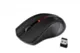 Rebeltec Bezprzewodowa mysz optyczna, GALAXY Black/red, powierzchnia gumowana