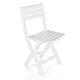 Emaga Składanego Krzesła IPAE Progarden Birki bir80cbi Biały 44 x 41 x 78 cm