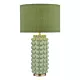 Lampa Stołowa Etzel Table Lamp Green Satin Brass With Shade