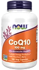 NOW FOODS CoQ10 100 mg z głogiem (180 kaps.)