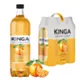 6x KINGA Sparclino Water Drink pomarańcza 20% soku 1 l