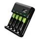 Green Cell Ładowarka VitalCharger + 4x akumulatory AAA 800mAh