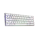 AQIRYS Klawiatura mechaniczna 65%/68 klawiszy Dual Mode: Wirelles&BT+Wired AGENA white