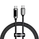 Kabel USB-C do USB-C Baseus Display, Power Delivery, 100W, 1m (czarny)