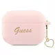 Guess Silicone Heart Charm - Etui AirPods Pro 2 (różowy)