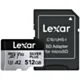 Lexar Karta pamięci microSD 512GB C10 A2 U3 V30 205/150MB/s Silver Plus