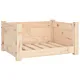 Legowisko dla psa, 55,5x45,5x28 cm, lite drewno sosnowe