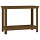 Emaga Stół roboczy, miodowy brąz, 110x50x80 cm, drewno sosnowe