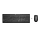 HyperX Klawiatura z myszą HP 230 Combo Bezprzewodowa Czarna 18H24AA#ABB