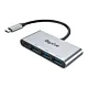 Hub 4w1 RayCue USB-C do 3x USB-A 3.0 5Gbps + PD 3.0 100W (szary)