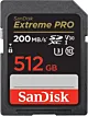 KARTA SANDISK EXTREME PRO SDXC 512GB 200/140 MB/s C10 V30 UHS-I U3