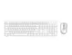 Trust Zestaw klawiatura + mysz Ody II bezprzewodowa biała