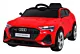 Audi E-Tron Sportback Dla Dzieci Czerwony + Pilot + Napęd 4X4 + Wolny Start + Radio Mp3 + Led
