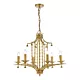 Żyrandol Miette 6 Light Pendant Antique Gold Leaf