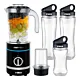 Blender kielichowy N'OVEEN Sport Mix & Fit SB2000 X-LINE 3 BUTELKI MŁYNEK