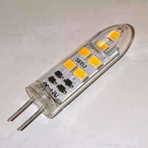 Żarówka diodowa SMD LED G4 3W zimna lub ciepła 12V w plastiku Żarówka diodowa SMD LED G4 3W zimna lub ciepła 12V w plastiku