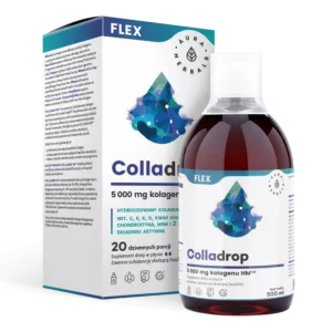 AURA HERBALS Colladrop Flex - Kolagen  HM 5 000 mg w płynie (500 ml)