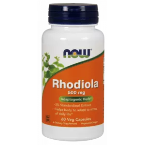 NOW FOODS Rhodiola Rosea - Różeniec Górski 500 mg (60 kaps.)