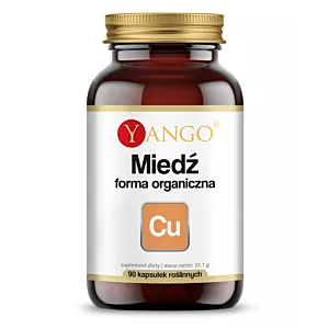 YANGO Miedź - Forma organiczna (90 kaps.)