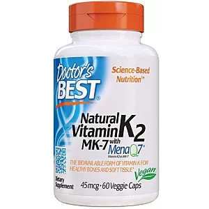 DOCTOR'S BEST Witamina K2 MK7 45 mcg (60 kaps.)