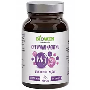 Biowen Cytrynian magnezu 825 mg z B6 100 kapsułek