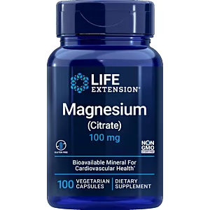 LIFE EXTENSION Magnesium Citrate - Magnez 100 mg (100 kaps.)