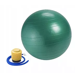 Zielona Piłka Gimnastyczna Ostrovit 65 cm + pompka
