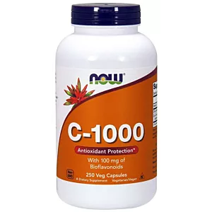 NOW FOODS C-1000 Witamina C + Bioflawonoidy Cytrusowe (250 kaps.)